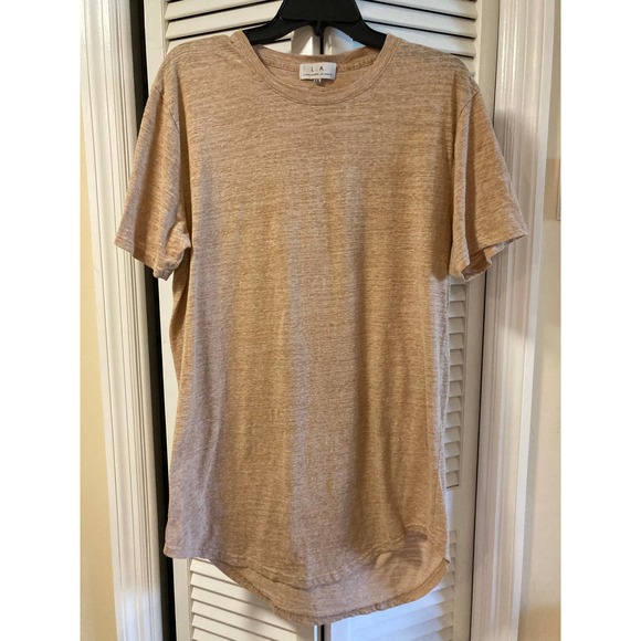 Lifted Anchors Shirts Lifted Anchors Los Angeles Light Brown Shirt